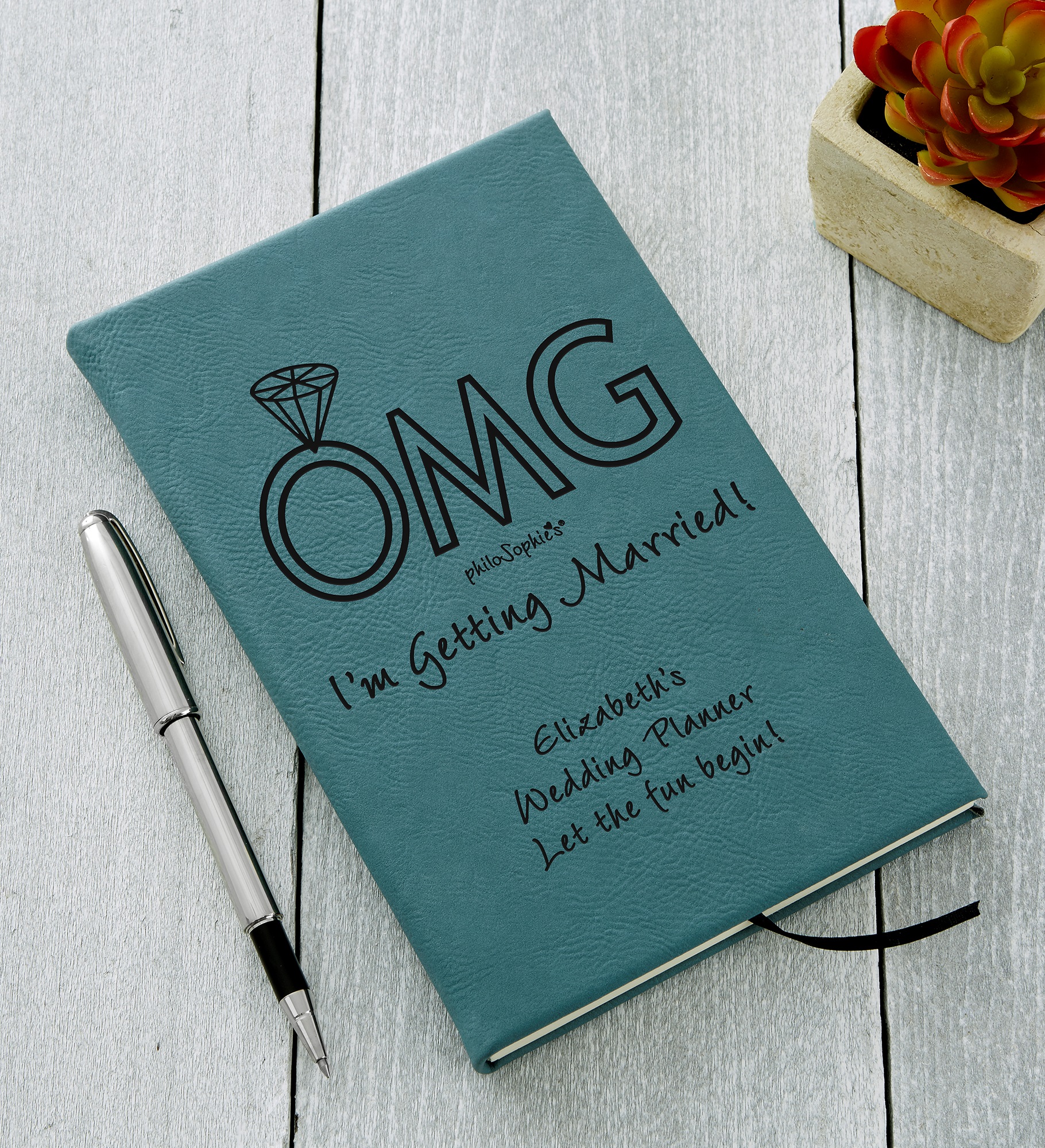 OMG I'm Getting Married philoSophie's® Personalized Wedding Planner